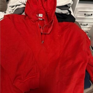 Red Pink hoodie Victoria secret